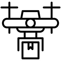 Drone Delivery Icon