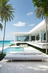 Modern Tropical Villa with Pool and Ocean Views