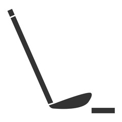 Hockey Sport Icon Filled Style