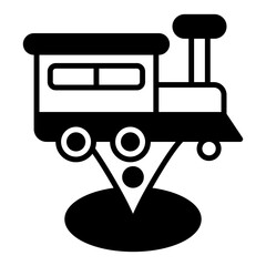 Train Point Solid Black