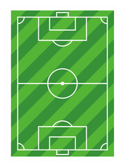 Football Field Flat Illustration © RAVIAN