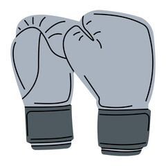 Boxing Gloves Icon suitable for completing designs related to Sport equipment