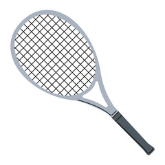 Tennis Racket Icon suitable for completing designs related to Sport equipment