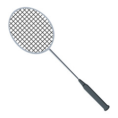 Badminton racket Icon suitable for completing designs related to Sport equipment