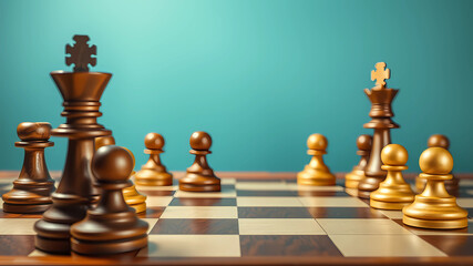 Chess game background mockup