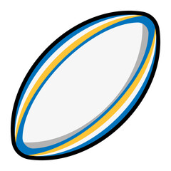 Rugby Ball Illustration