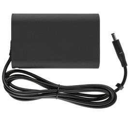 Laptop power adapter, on white background in insulation.