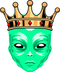 Alien Face Crown