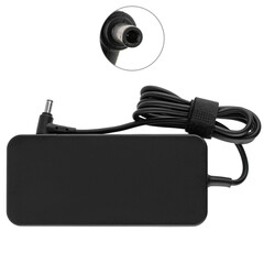 Laptop power adapter, on white background in insulation.