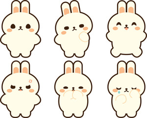 ウサギ　フチ有り