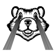 Beaver Lazer Beam Eyes © VektorzDesign