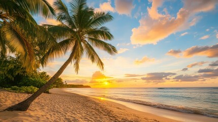 Tropical Sunset Beach