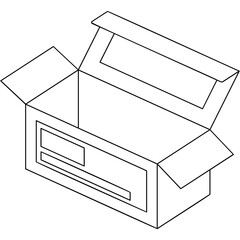 Food Takeaway Box Icon