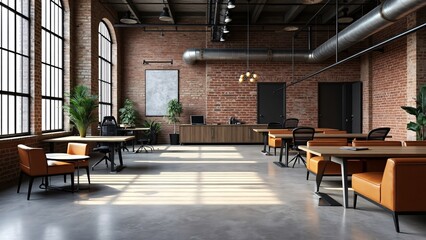 Interior of a restaurant