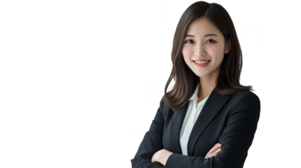 Confident Businesswoman with Arms Crossed  Portrait