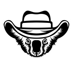 Koala In Cowboy Hat