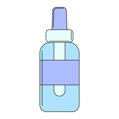 Skin Serum Icon Suitable for designs with the theme of beauty and treatment, especially skincare and makeup