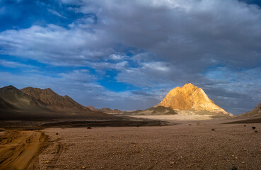 mountains in the desert