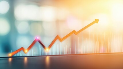 Create a visual representation of income growth in relation to internal cost ratios