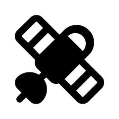 satellite glyph icon