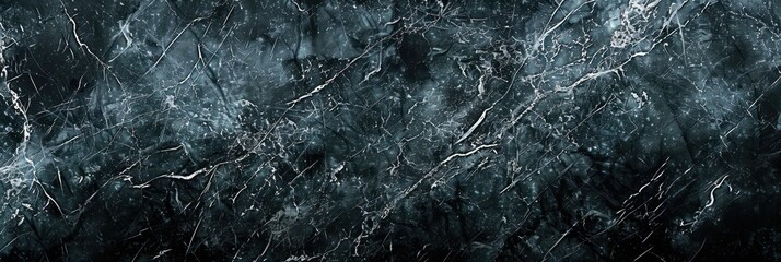 Black Marbel Background with a Subtle Texture and Soft Pale