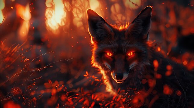 Shape-shifting trickster fox