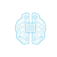 AI brain circuit board