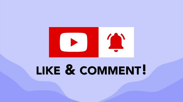 Youtube Like Comment Subscribe Animated Youtuber Bell Icon Call To Action Subscriber