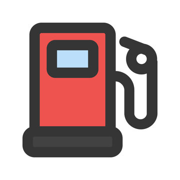 recommend clip art: gas station outline fill icon