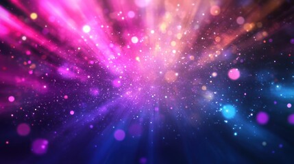 Obraz premium Abstract Cosmic Background with Sparkle