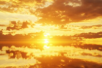 Obraz premium A surreal landscape reflecting a joyful mindse, with copy space