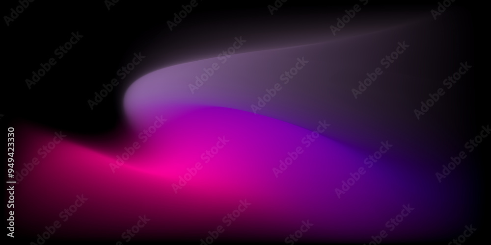 Poster abstract colorful smooth curve gradient background with flowing purple, pink, and violet colors blen