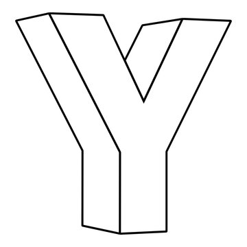 recommend clip art: Letter Y Outline