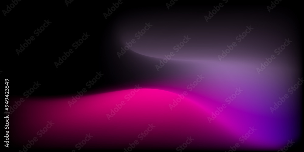 Aufkleber abstract colorful smooth curve gradient background with flowing purple, pink, and violet colors blen