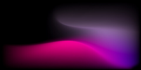 abstract colorful smooth curve gradient background with flowing purple, pink, and violet colors blending smoothly on a black backdrop