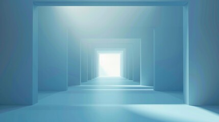 Fototapeta premium Abstract light blue background wallpaper template