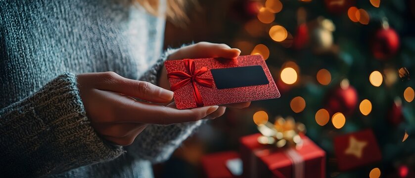 Person buying a gift card through a digital wallet representing convenient and modern gifting solutions