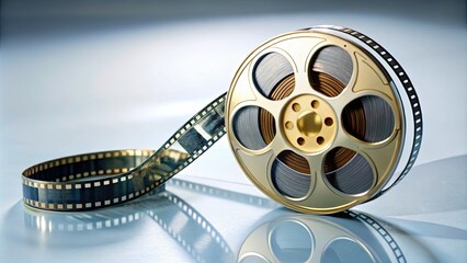 Film Reel with Unwound Strip