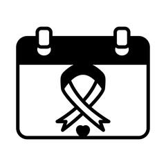 World Aids Day Solid Black