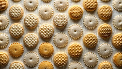 Tactile wallpaper with edible textures evoking a sensory experience, perfect for food enthusiasts and design enthusiasts alike