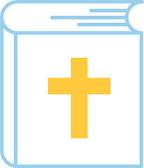 Fototapeta premium llustration vector icons about religion