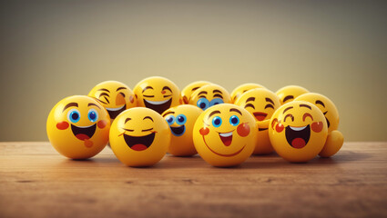 smiley faces emojy