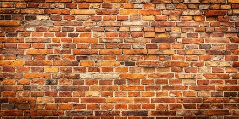 Naklejka premium Weathered and rustic old brick wall background with natural textures and patterns