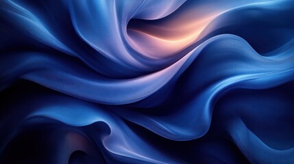 Fototapeta premium Abstract Blue Swirls