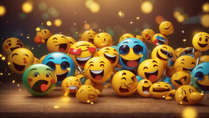 smiley faces emojy