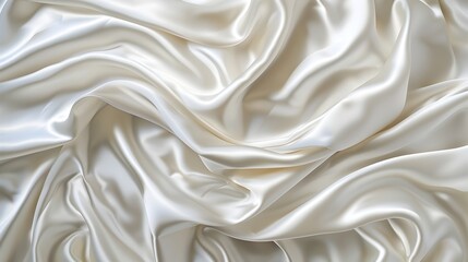 Obraz premium Luxurious Silk Fabric Flowing in Elegant Folds and Drapes