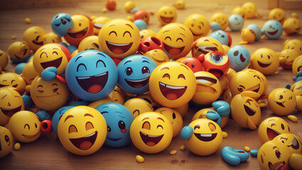 smiley faces emojy