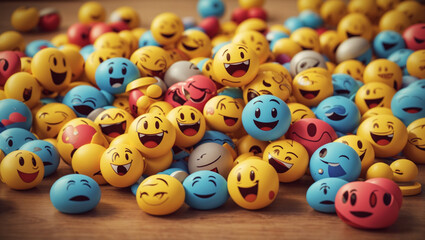 smiley faces emojy
