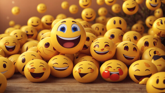 smiley faces emojy