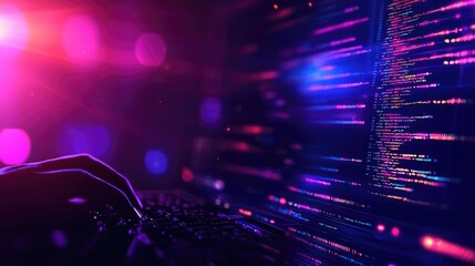 D rendering of a website s front-end elements, immersive web design, advanced user interface development